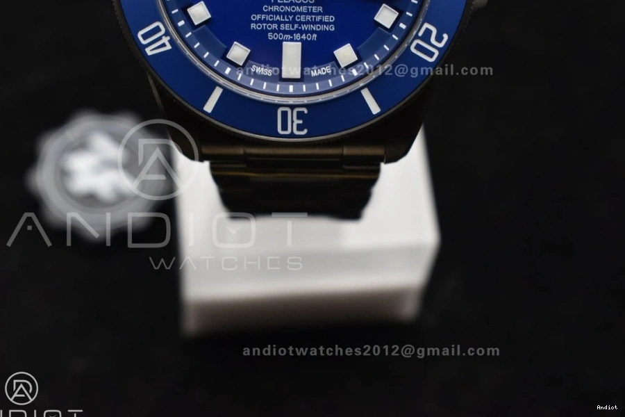 ZF Blue Best V5 A2824 1:1 Bracelet Pelagos Edition on Titanium 1113